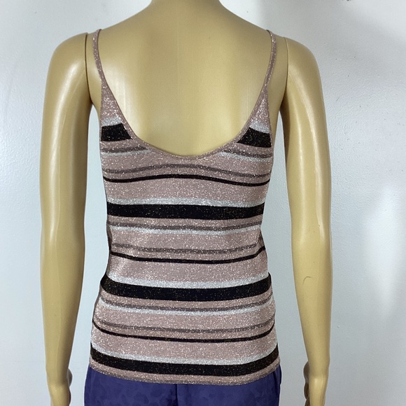 Ulla Johnson knit camisole in metallic stripes size S - Picture 3 of 5